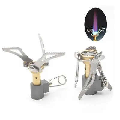 Light Weight Folding Small Mini Ultralight Outdoor Camping Cook Burner Gas Stove • $13.08
