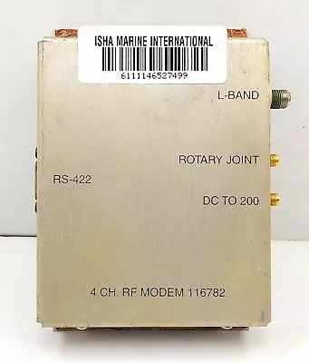 SeaTel 116781-1 Rev.E 116782-1 Rev.J PCB 4CH. RF Marine Radar Modem RS-422 • £257