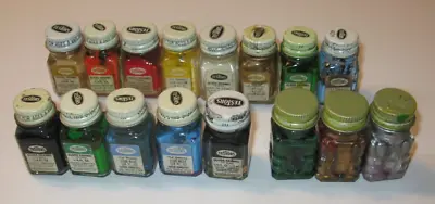 Lot Of 16 Vintage Testor's Model Paint Bottles For Display... Metal Caps • $11.05