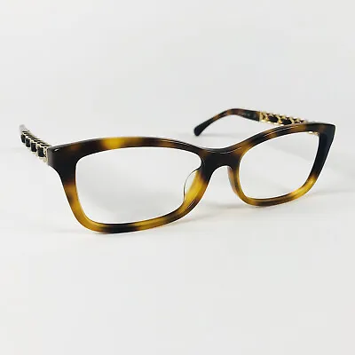 £65 • Buy CHANEL Eyeglasses TORTOISE RECTANGLE Glasses Frame MOD: RUBBED AWAY