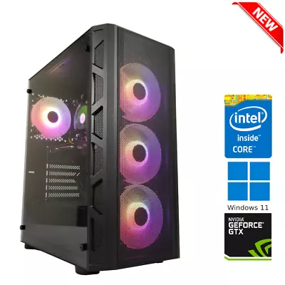 Gaming PC Desktop Intel Core I7 3.4GHz/GTX 1060 6GB/1TB SSD/16GB RAM/RGB/Wi-Fi • $538