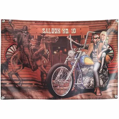 Easy Rider Motorcycle Poster Wall Art Flag Garage Man Cave Home Decor Banner B2 • $27.03