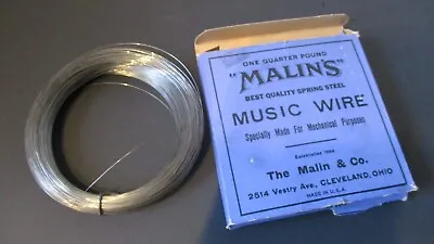 Malin - Spring Steel Music Wire No. 10   Día. 24   N.O.S. • $25.99