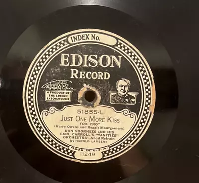 Edison Diamond Disc Phonograph Record # 51855 - Fox Trot - Don Voorhees • $12.99