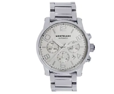 Montblanc Timewalker Chronograph Automatic White Dial Stainless-Steel Band 42mm • $1450