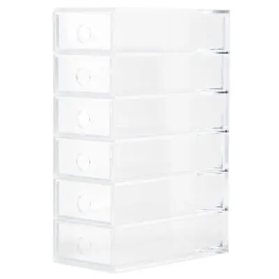 Muji Acrylic Accessory Storage 6 Tiers Approx. Width 8.7 Depth 17 Height 25.2 Cm • $59.15