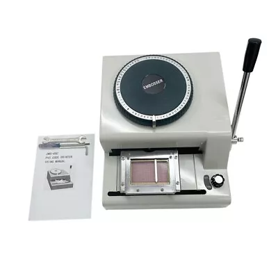 68 Characters Convex Embosser Manual PVC ID Card Embossing Machine • $204.92