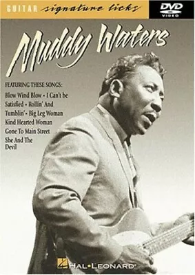 Muddy Waters Guitar Signature Licks DVD Instructional Guitar  - Hal Leonard • $15