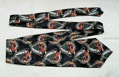 Disney's Mickey Mouse & Pluto Men's Christmas Necktie Holiday Theme  • $8.96