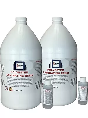 Polymer World Polyester Resin 2 Gallons For Boats RV's Canoes Fiberglass Autos • $79.99