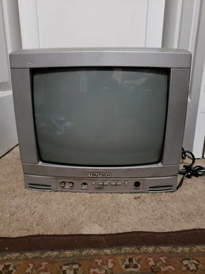 $23.99 • Buy Vintage Retro Gaming CRT Color TV TRUTECH 13  CRT 2008 CR130TT8 No Remote 