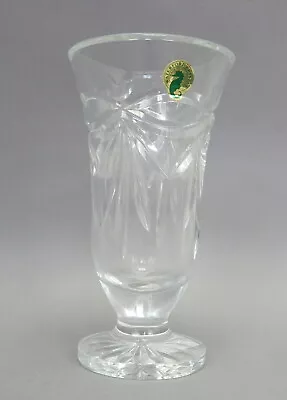 Waterford Happy Anniversary Crystal Vase Small 7 Inch 117057 • $29.99