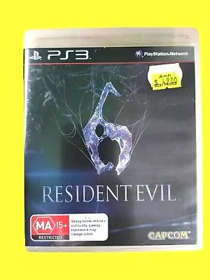 Resident Evil 6 (PS3) Playstation 3 Game - CIB With Case & Manual VGC • $9.99