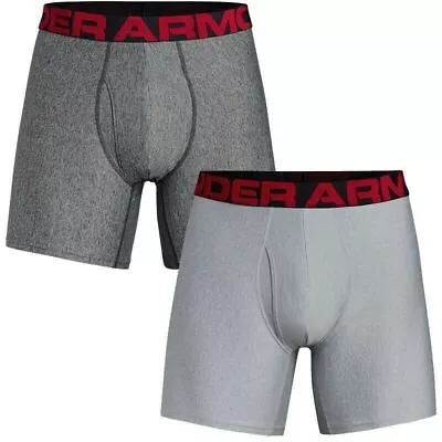 Under Armour Men's Tech 6  Boxerjock Boxers (2pack) 1327415 Choose Size & Color • $19.99