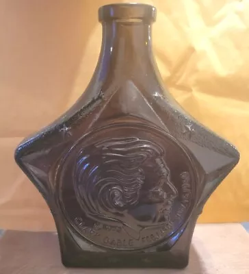$14 • Buy Vintage  Wheaton Commemorative Glass Decanter Clark Gable