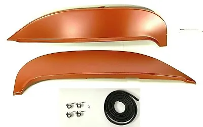 Pair Fender Skirts For 1963 Chevy Impala Bel Air Biscayne (Kit Clamps Rubber) • $179.99