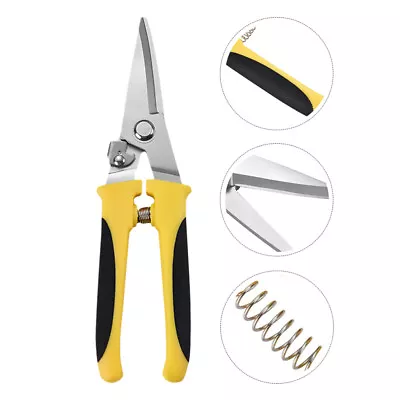  Pp Handle Scissor Heavy Industrial Scissors Cutting Machine • £10.85