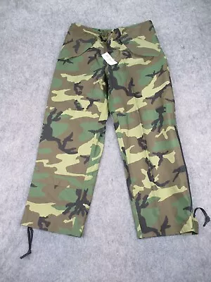 Military Camo Pants Mens Medium 36x32 Cold Weather GORE TEX SEAM Waterproof BDU • $59.99