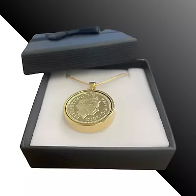 2003 21st Birthday One Pound £1 Decimal Coin Pendant - Choose The Metal Colour • £24.99