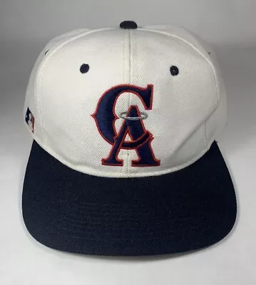 VTG California Angels Hat Logo Snapback Sports Specialties White MLB Baseball • $425