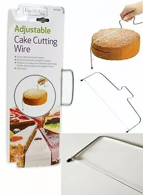 Cake Cutter Bread Wire Slicer Cutting Leveller Leveler Decorator Decorating Tool • £4.03