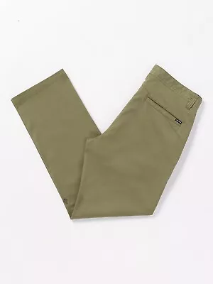 Brand New Mens Volcom Frickin Regular Stretch Pant Thyme Size 32 • $52