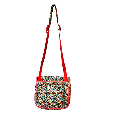 Vera Bradley Frill Happy Snails Teen Idol Tote Large Wipeable Double Strap Bag • $19.50
