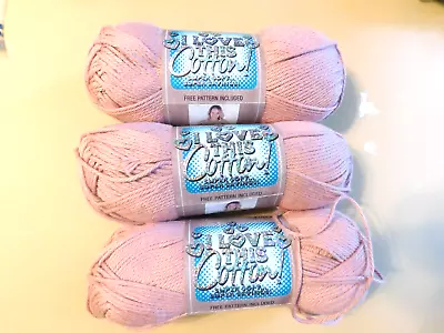 I LOVE THIS COTTON YARN HOBBY LOBBY 3.5OZ EACH 254 Rosy • $14