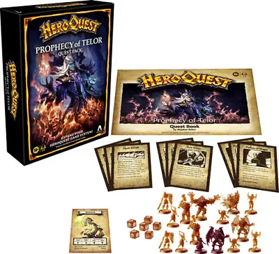 Hasbro Gaming - Heroquest: Prophecy Of Telor Quest Pack [New ] Table Top Game • $28.86