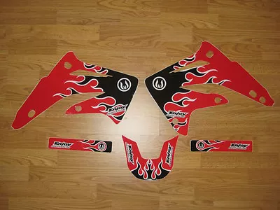 2003-2010 HONDA CR 85 FLAME Motocross Graphics  DIRT BIKE GRAPHICS DECO DECALS • $24.99