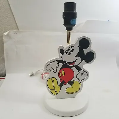 Classic Disney Mickey's Stuff For Kids Lamp- Wood & Metal • $34.99