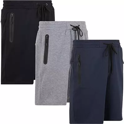 3 Pack: Men Sweat Shorts Soft Casual Cotton French Terry Fleece Lounge Gym Short • $30.99