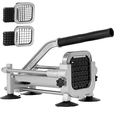 VEVOR French Fry Cutter Stainless Steel Potato Vegetable Slicer Chopper 2 Blades • $53.99