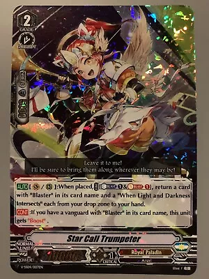 Cardfight Vanguard Star Call Trumpeter (royal Paladin) V-ss04/007en Rrr (foil) • $8