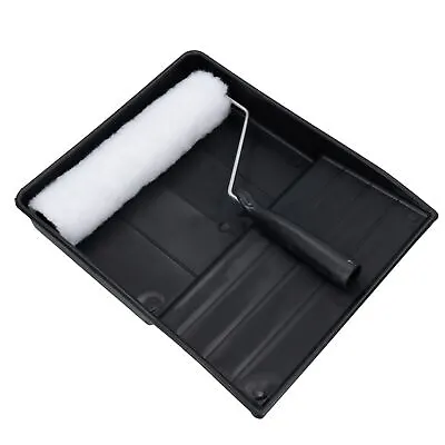 9” Painting Decorating Paint Tray And Wool Type Roller Egg Shell Gloss Paints • £8.93