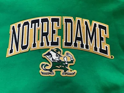 Notre Dame Fighting Irish Heat Seal/Iron On Embroidered Large Applique Patch • $5
