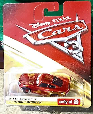 2016 New/Sealed Disney Pixar CARS 3 Movie LIGHTNING McQUEEN Metallic Target Excl • $13.99