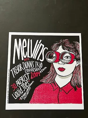 Melvins Leia Bell Liquid Joe's Utah Original Concert Poster • $100