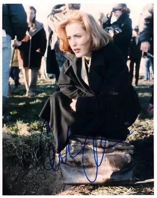 Gillian Anderson Signed Autograph 8x10 Photo - Sexy Dana Scully The X-Files  • $149.85
