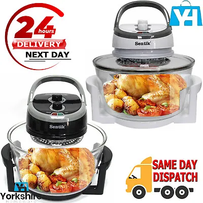 Electric Halogen Air Fryer Low Fat Fast Cook Healthy Oven 12L Capacity 1300W • £46.75