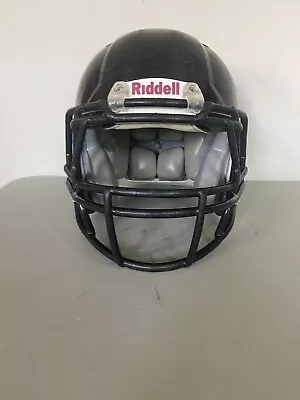 Riddell Revo Speed Football Helmet Black Facemask Youth Medium 2018yr. #217 • $40