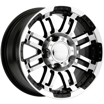 Vision 375 Warrior 17x8.5 5x5  +25mm Black/Machined Wheel Rim 17  Inch • $157.99