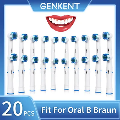 Replacement Toothbrush Heads 20 Pcs Professional Compatible With Oral-B Braun • $7.48