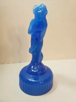 Mirror Images By Imperial Venus Rising Flower Figurine In Glossy Blue 1981 • $39.95