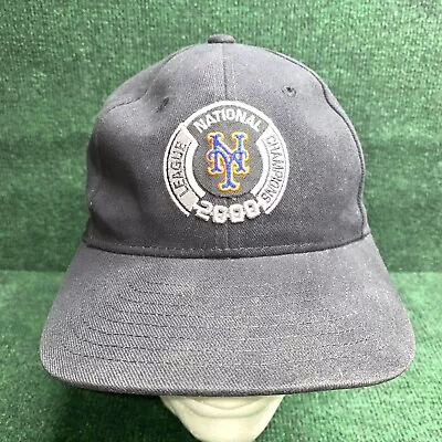 Vintage NEW ERA New York Mets 2000 National League Champions Adjustable Hat MLB • $14.85