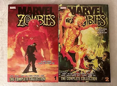 Marvel Zombies The Complete Collection Vol. 1 & 2 Trade Paperbacks Set Lot Of 2 • $70