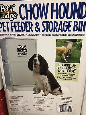 PET LODGE ~ Chow Hound ~ Pet Feeder & Storage Bin ~ NEW • $25