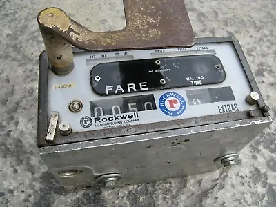 Vintage Antique Rockwell Taxi Meter • $149