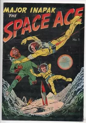 MAJOR Inapak SPACE ACE #1 FN+ Bob Powell 1951 Sci-Fi • $39.99