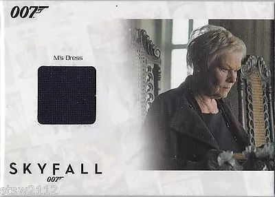 James Bond Autographs & Relics Ssc35 Judi Dench As M Dress Costume Relic 181/200 • £37.99